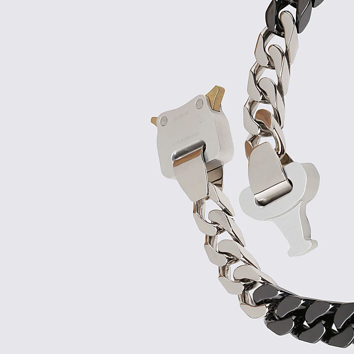 1017 ALYX 9SM Two-Tone Signature Buckle Necklace
