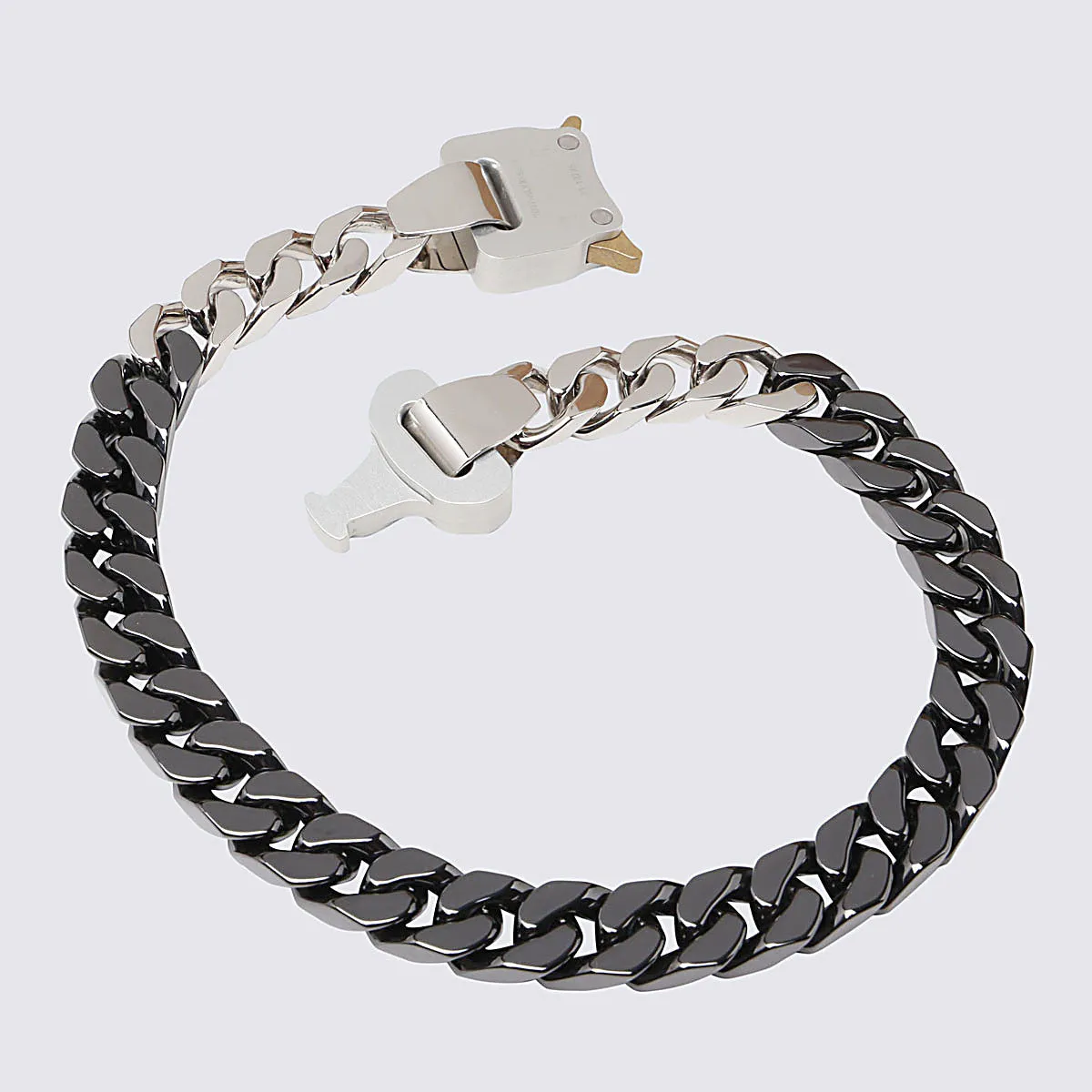 1017 ALYX 9SM Two-Tone Signature Buckle Necklace