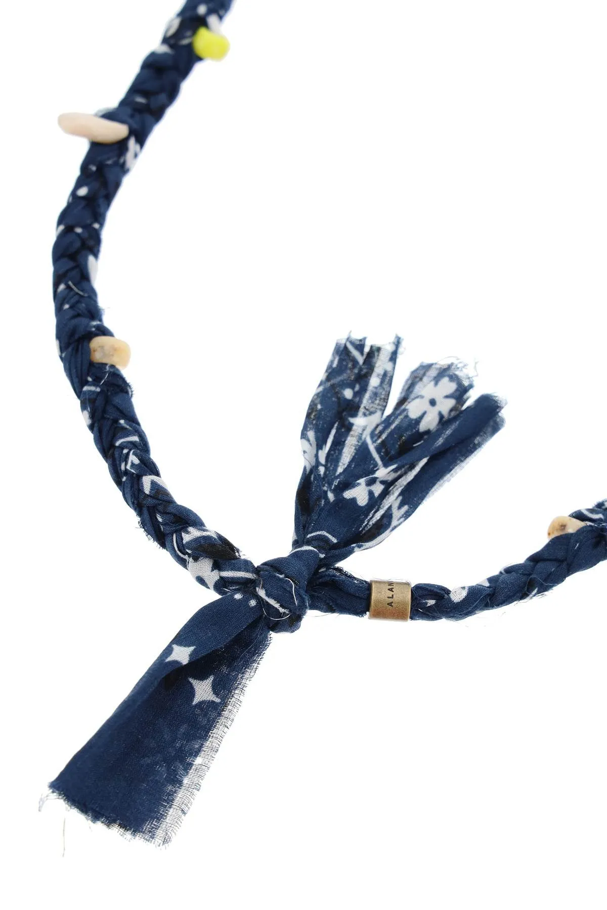 Alanui Bandana Printed Tied Fastened Necklace