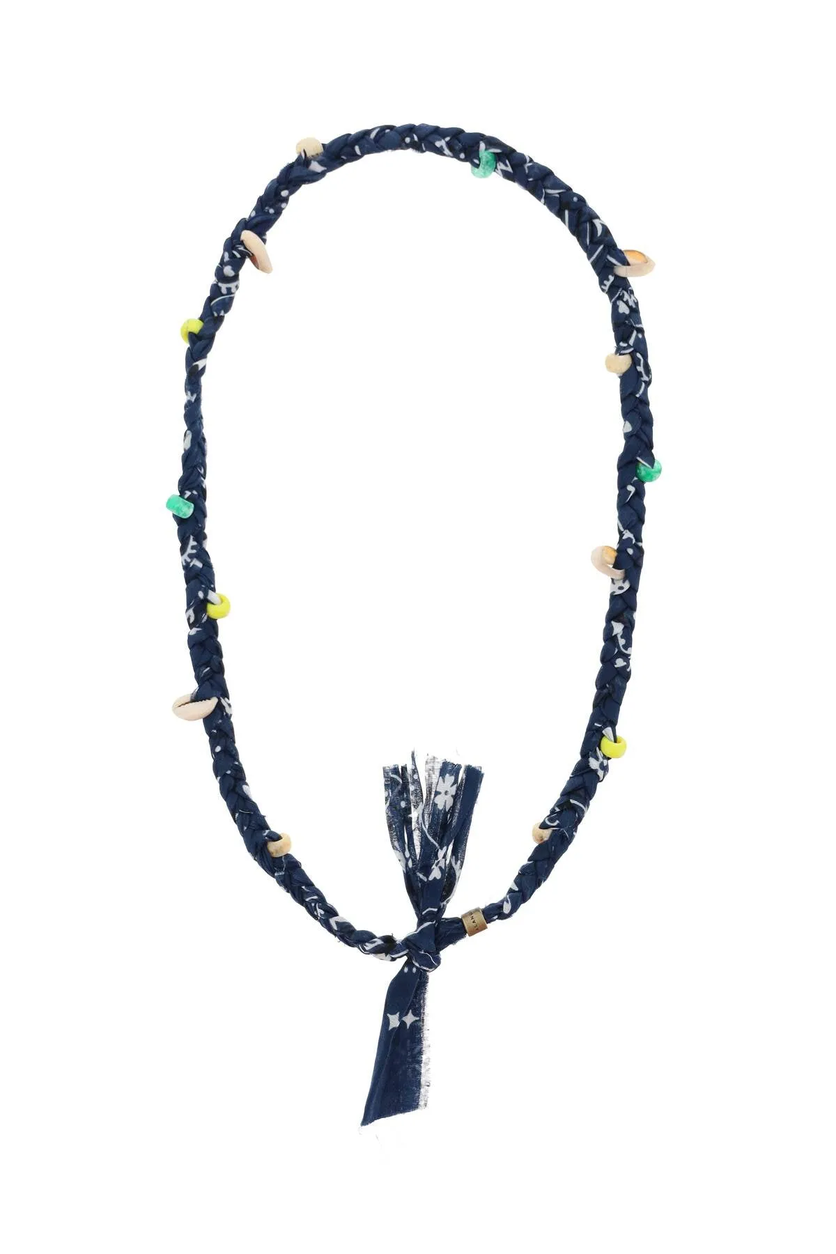 Alanui Bandana Printed Tied Fastened Necklace