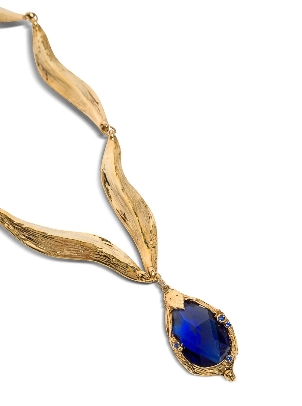 Alberta Ferretti Gemstone Embellished Necklace