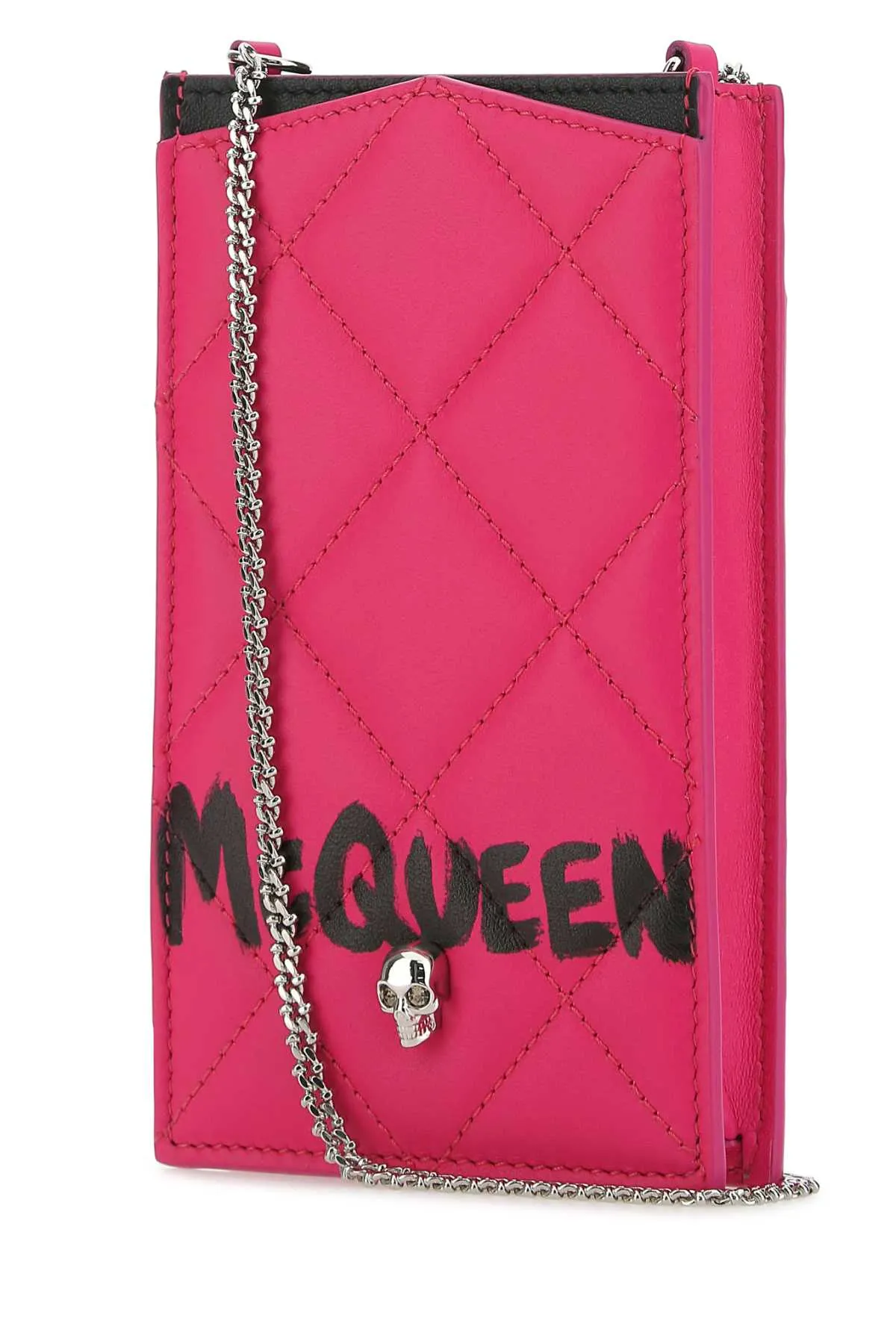 Alexander McQueen Diamond-Quilted Phone Case