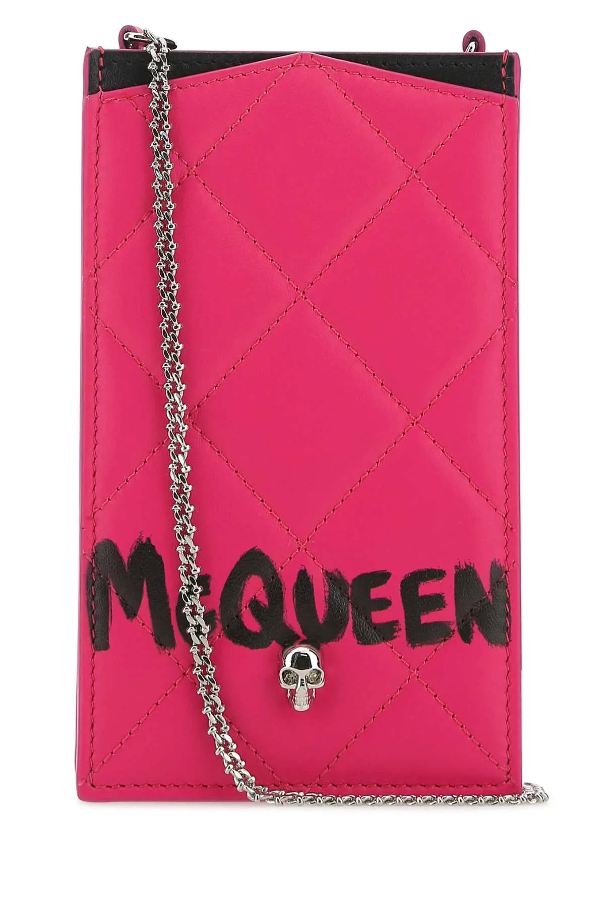 Alexander McQueen Diamond-Quilted Phone Case