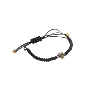 Alexander McQueen Embellished Skull Bracelet