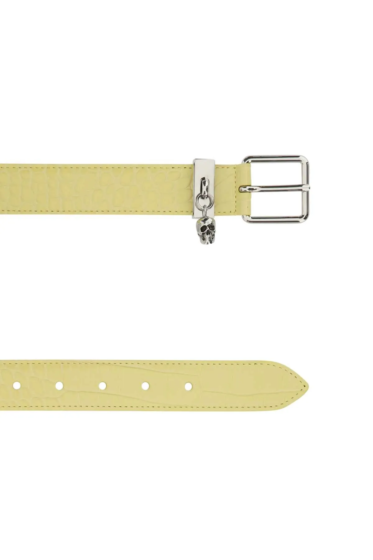 Alexander McQueen Embossed Buckle Belt