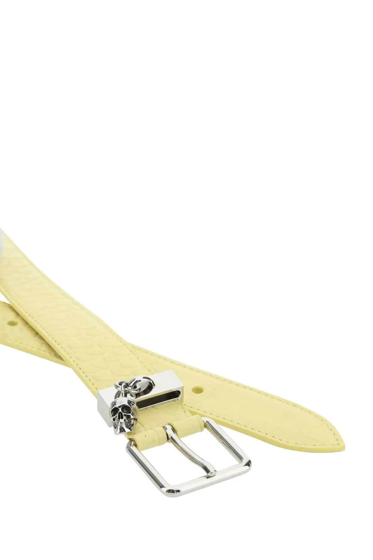 Alexander McQueen Embossed Buckle Belt