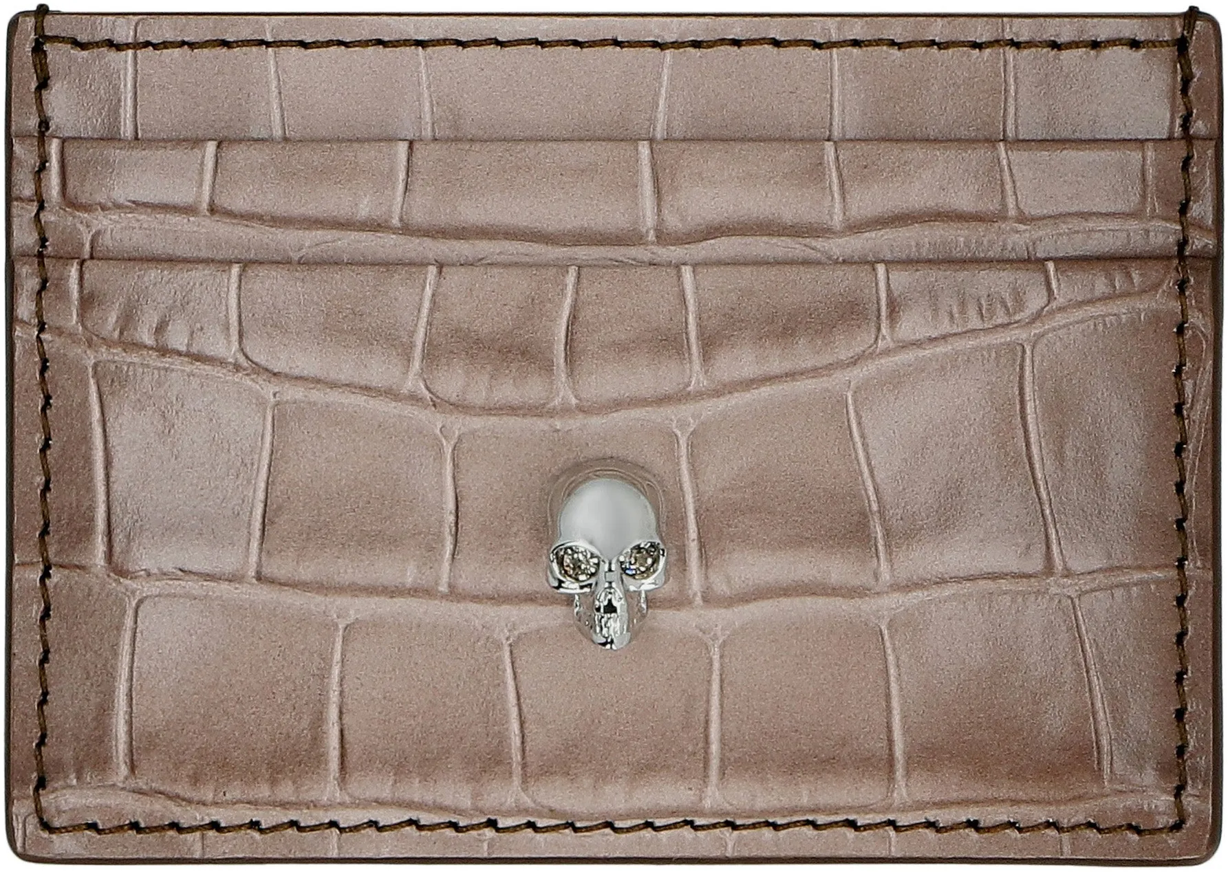 Alexander McQueen Embossed Skull Wallet