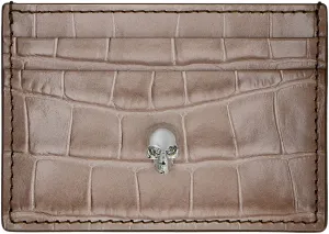 Alexander McQueen Embossed Skull Wallet