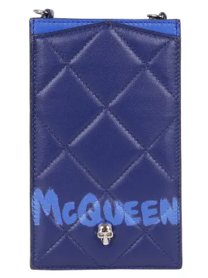 Alexander McQueen Graffiti Logo Printed Phone Case