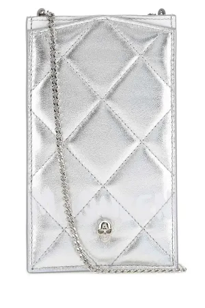 Alexander McQueen Graffiti Printed Chained Phone Case