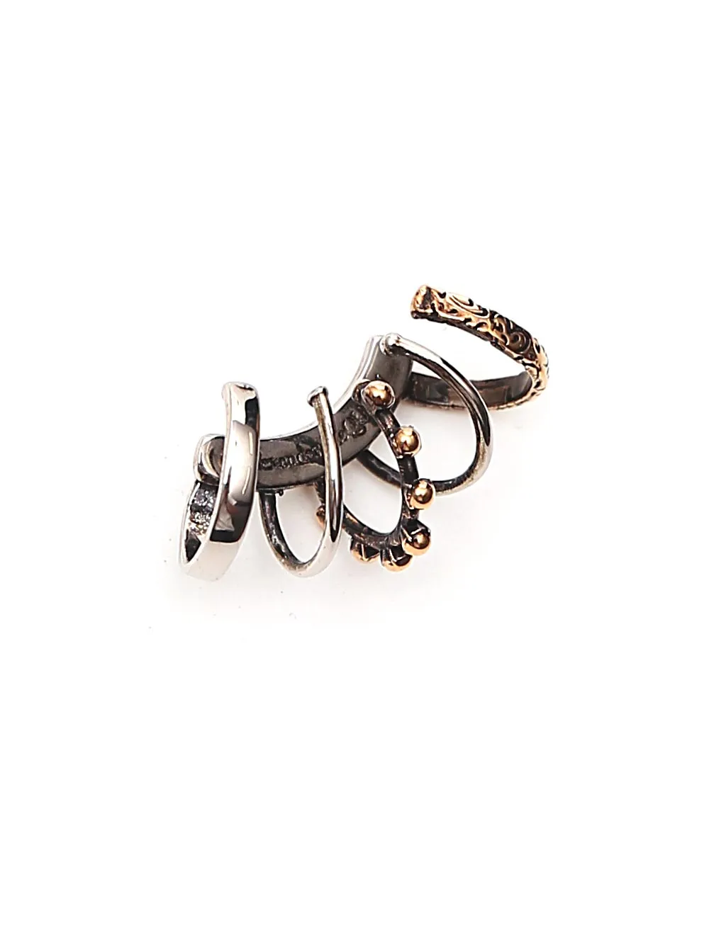 Alexander McQueen Hoops Cuff Earring