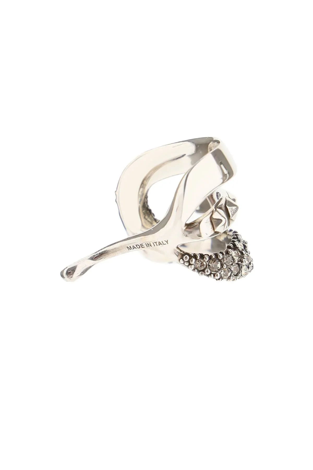 Alexander McQueen Logo Engraved Single Cuff Earring