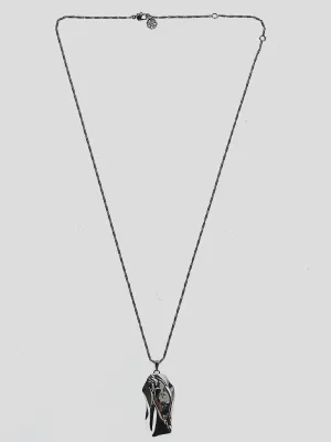Alexander McQueen Logo Plaque Necklace