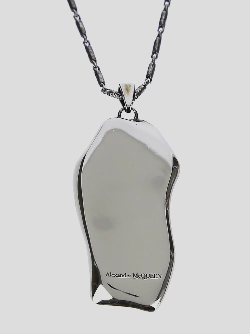 Alexander McQueen Logo Plaque Necklace