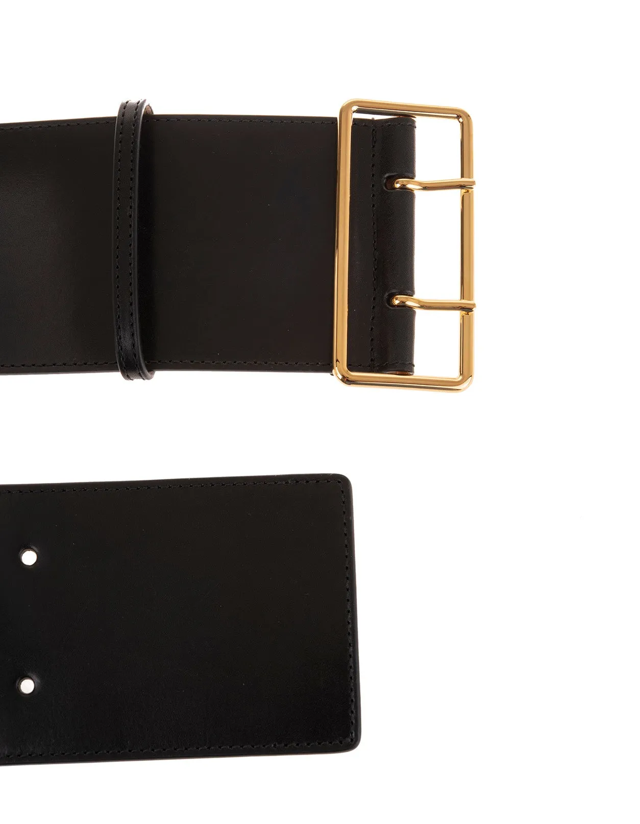 Alexander McQueen Military Wide Belt