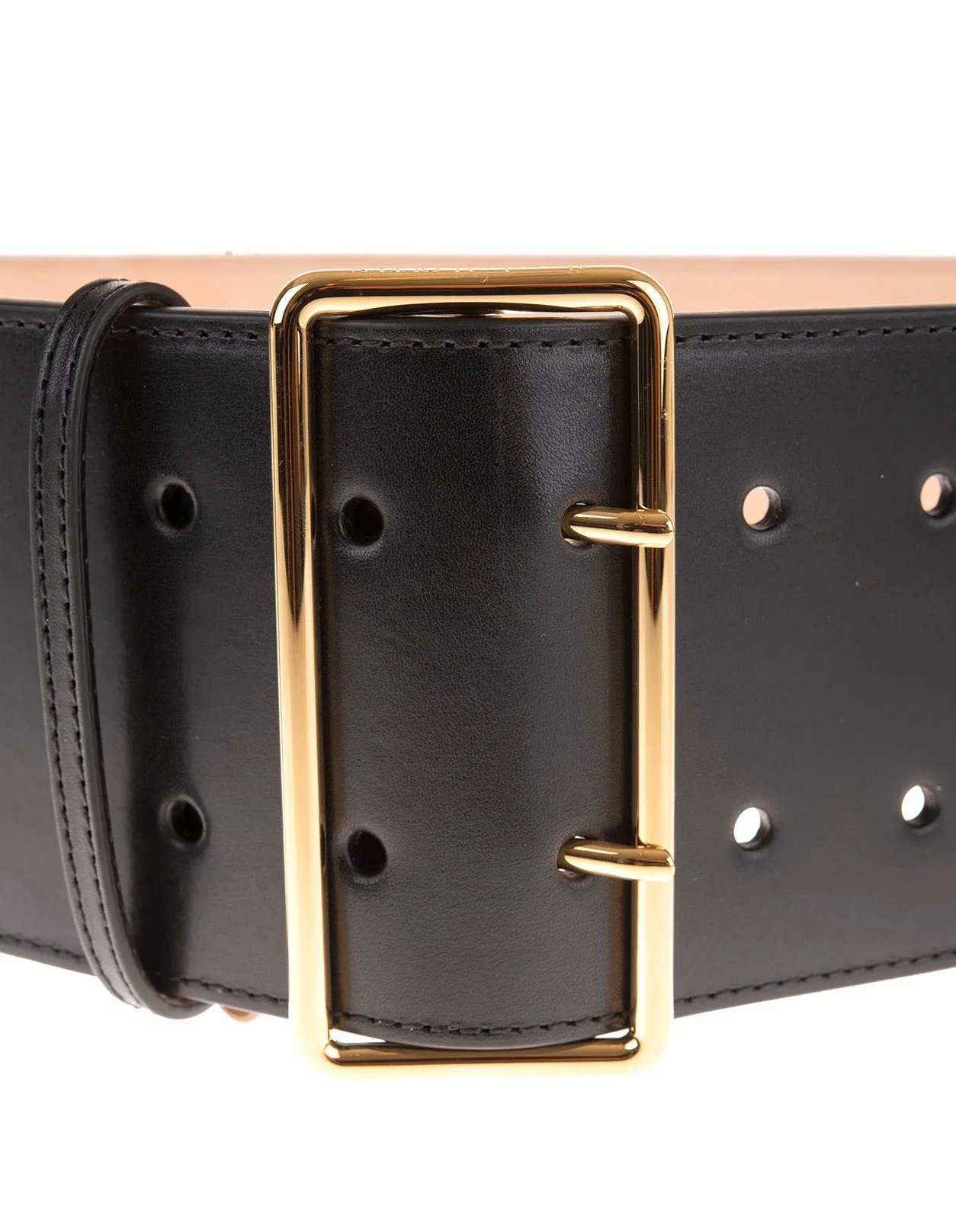 Alexander McQueen Military Wide Belt