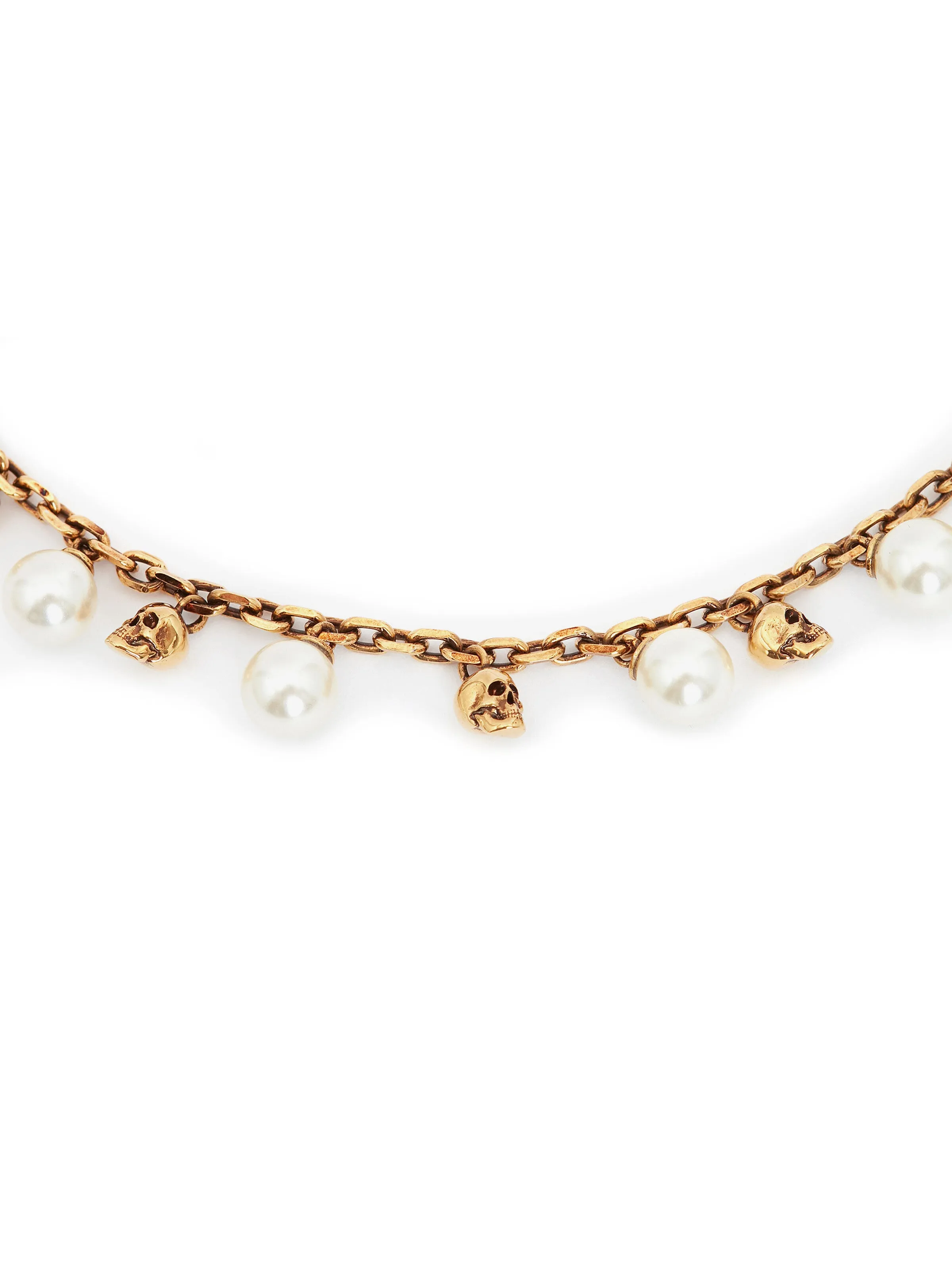 Alexander McQueen Pearl Embellished Necklace