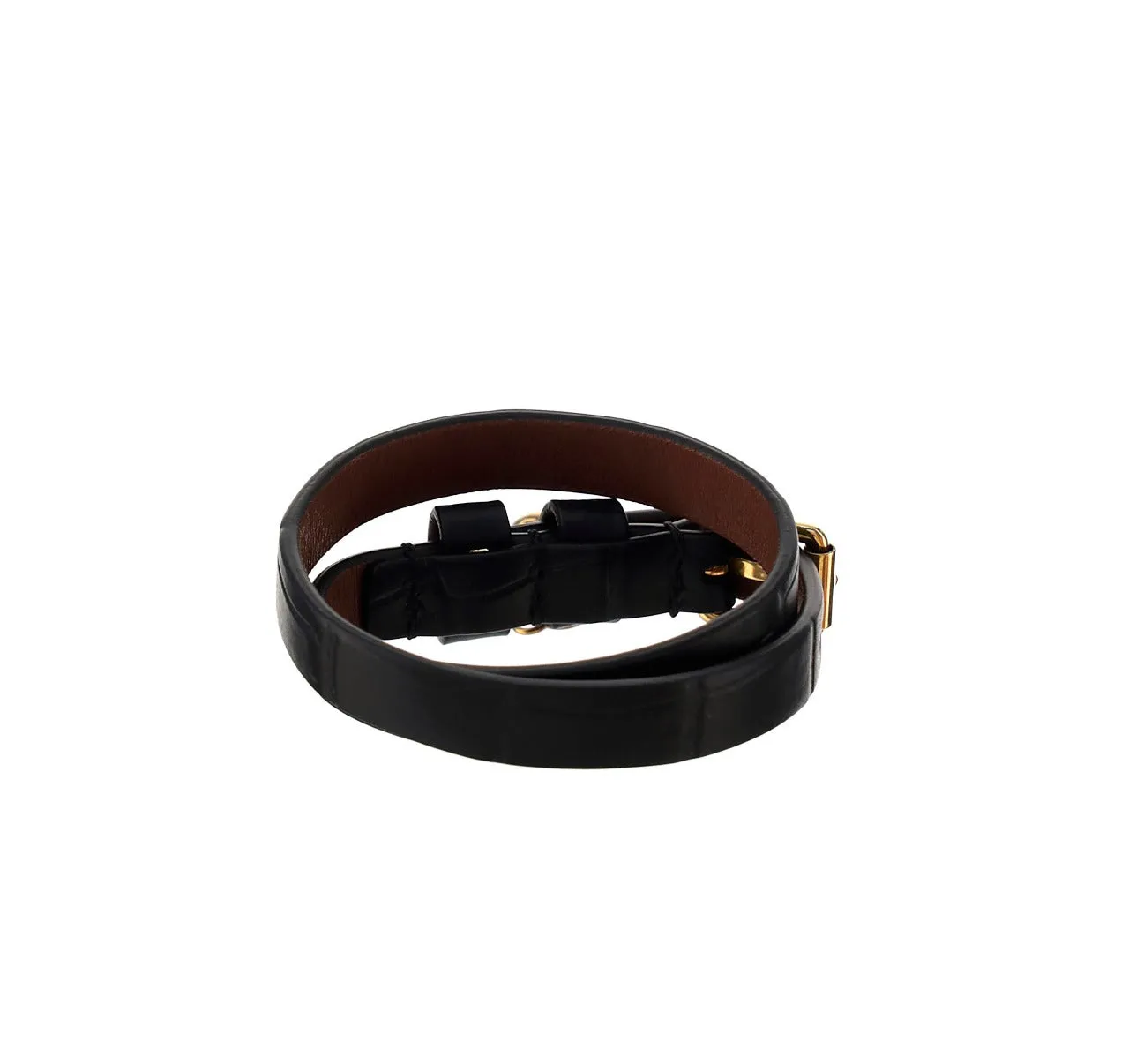 Alexander McQueen Skull Charm Wrap Bracelet