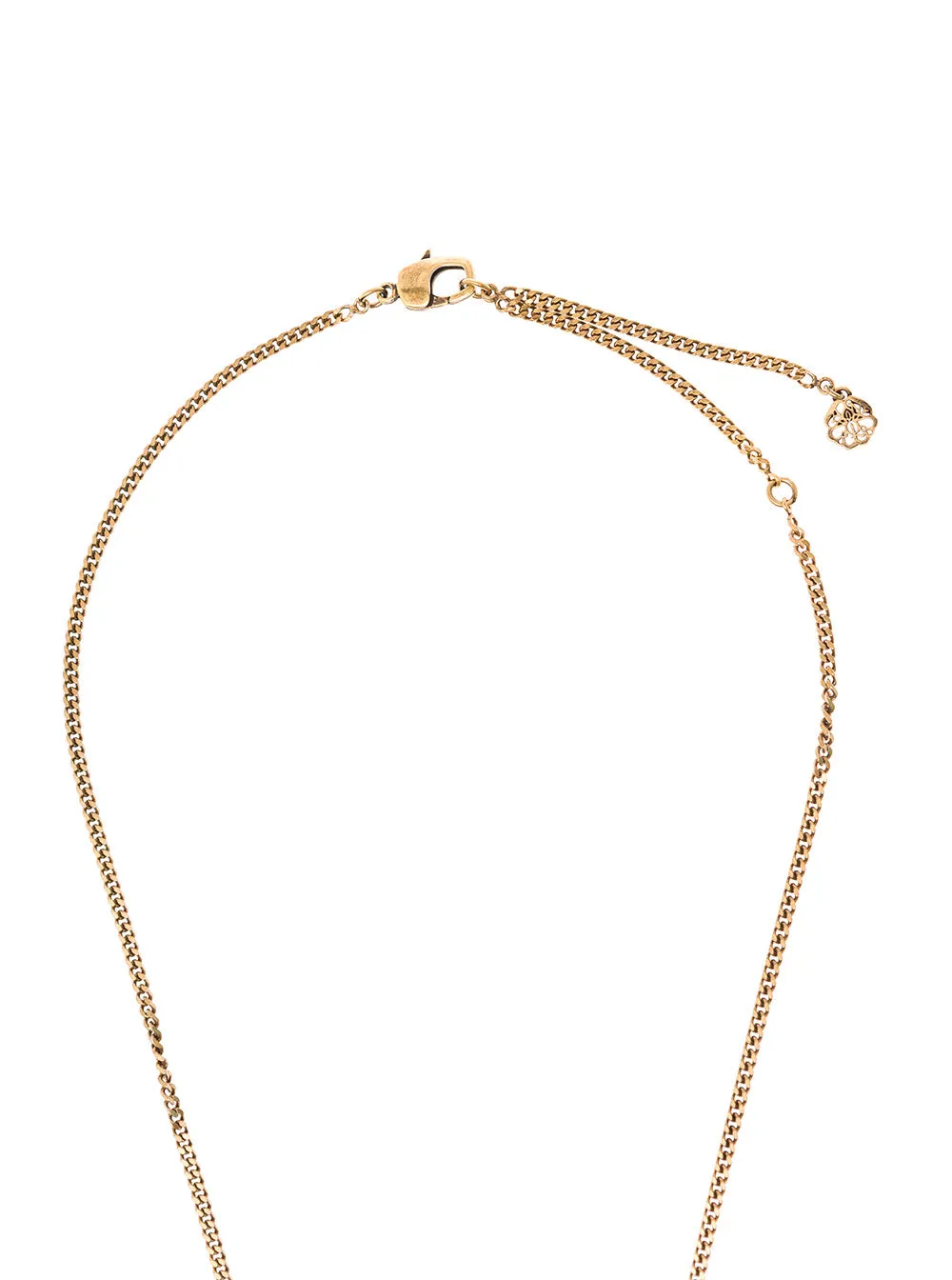 Alexander McQueen Skull Embellished Cable-Link Chain Necklace