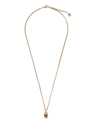 Alexander McQueen Skull Embellished Cable-Link Chain Necklace
