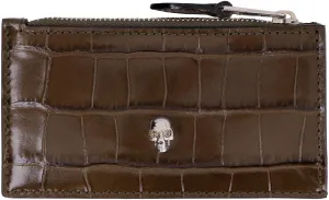 Alexander McQueen Skull Zipped Wallet