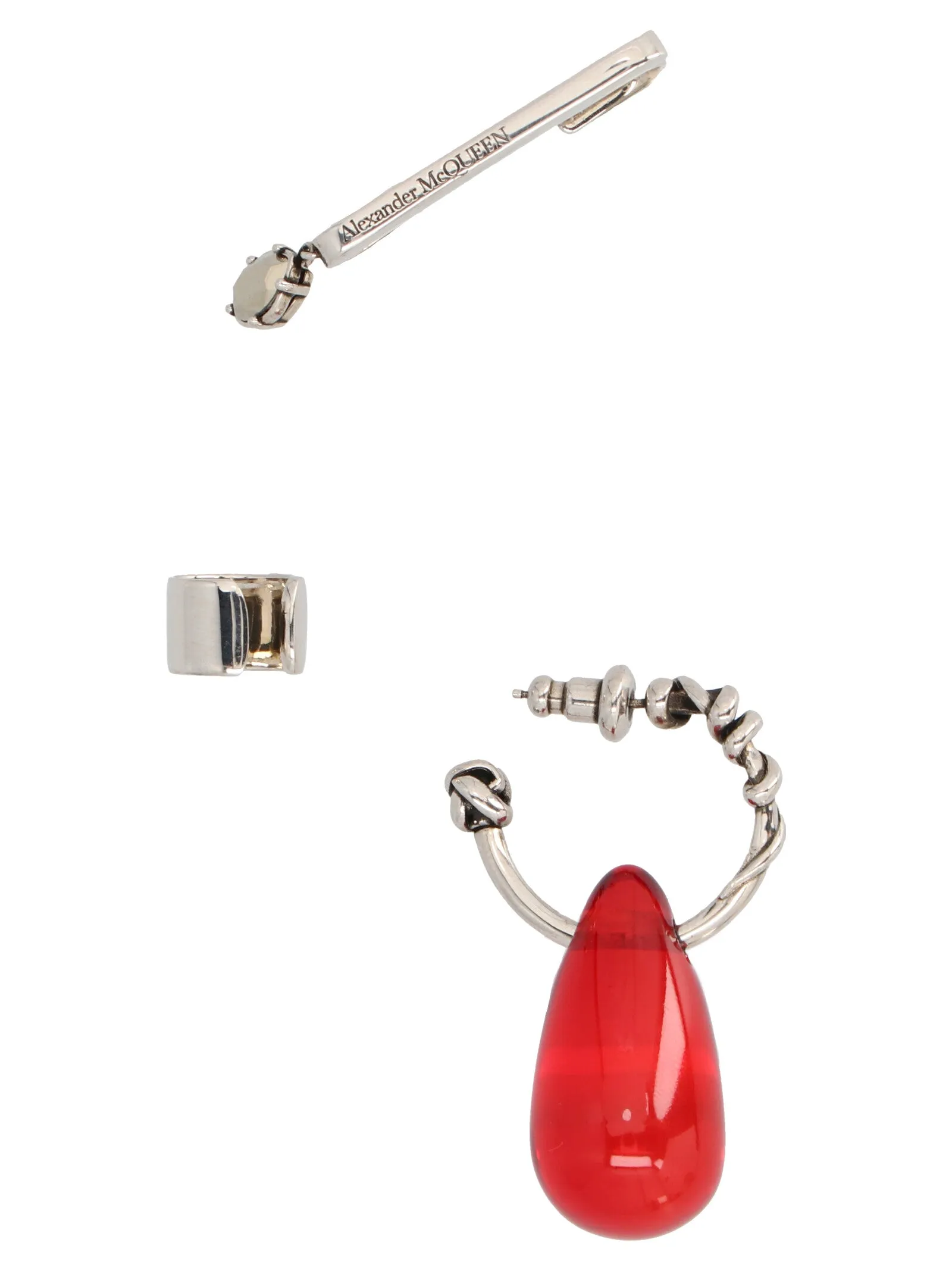 Alexander McQueen Stone Earring Set