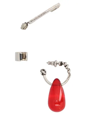 Alexander McQueen Stone Earring Set