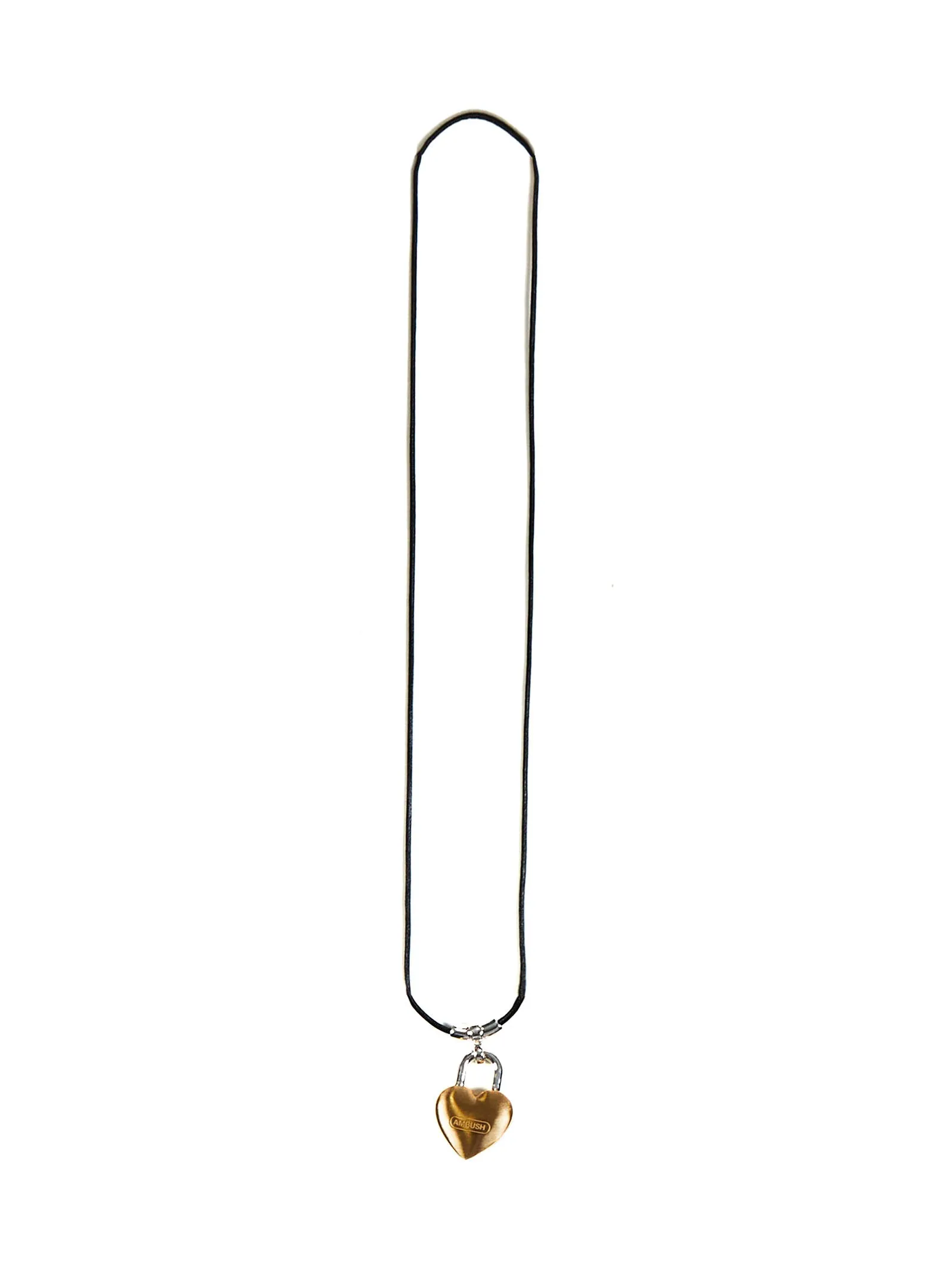 Ambush Heart Padlock Charm Necklace