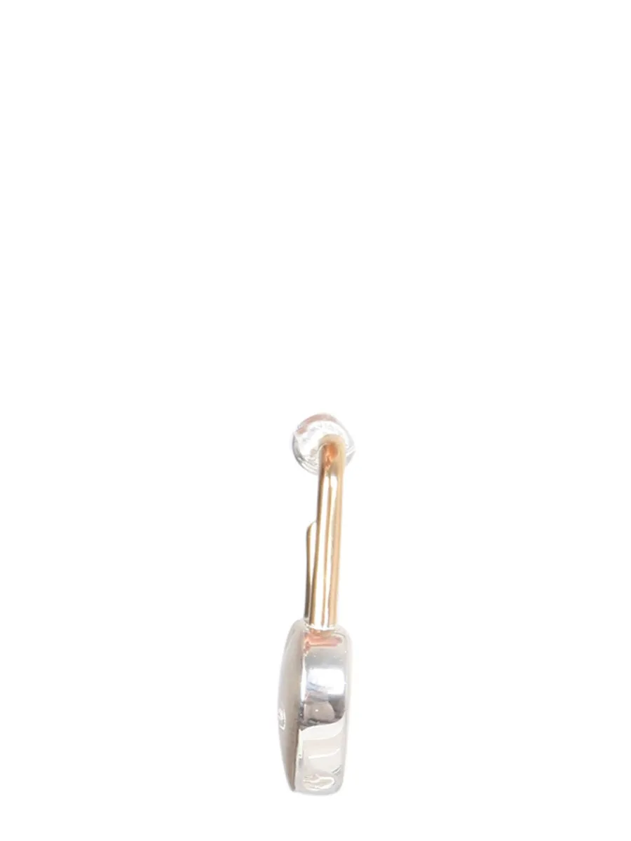 Ambush Heart Padlock Single Earring
