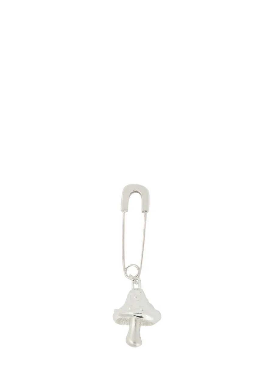 Ambush Mushroom Pendant Single Earring