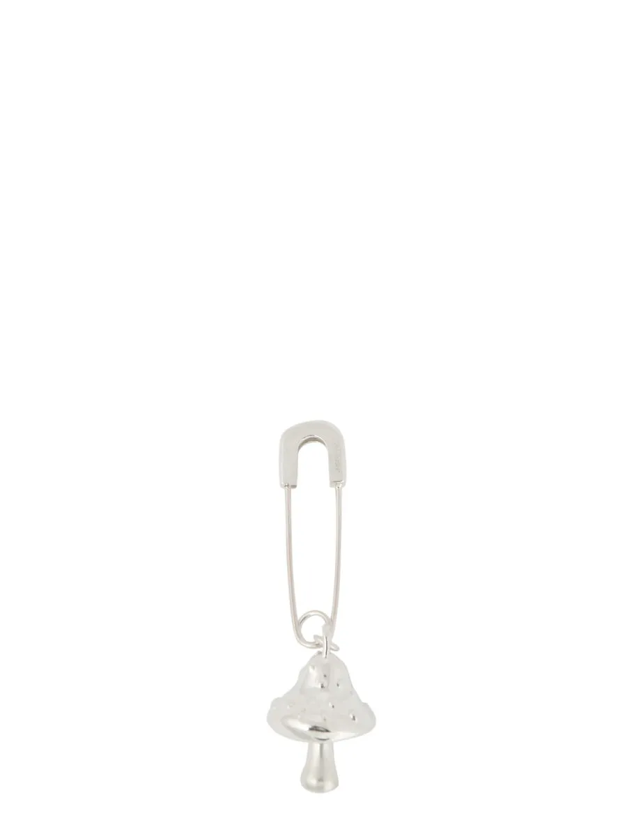 Ambush Mushroom Pendant Single Earring