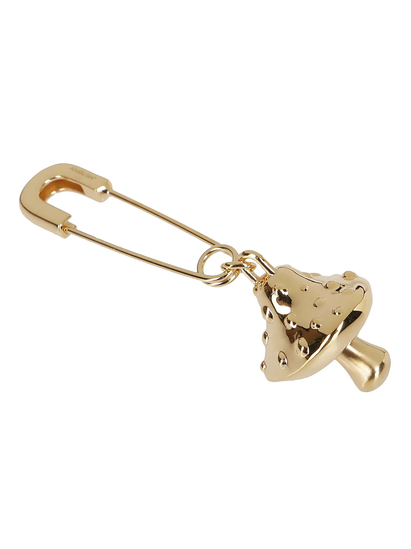Ambush Mushroom Safety Pin Single Earring