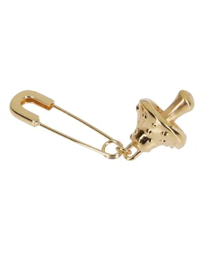 Ambush Mushroom Safety Pin Single Earring