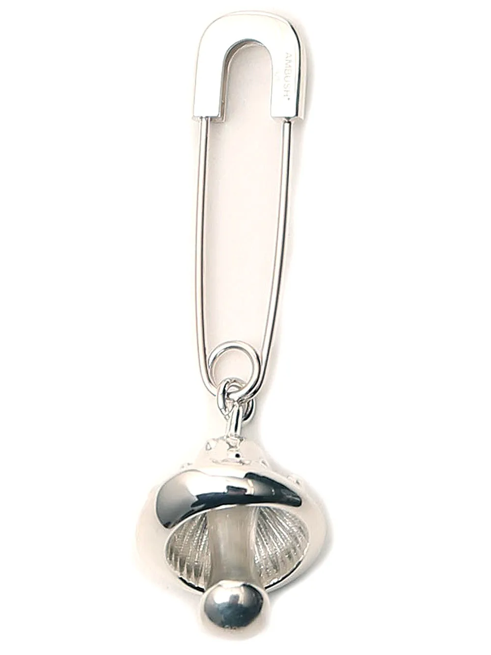 Ambush Mushroom Safety Pin Single Earring
