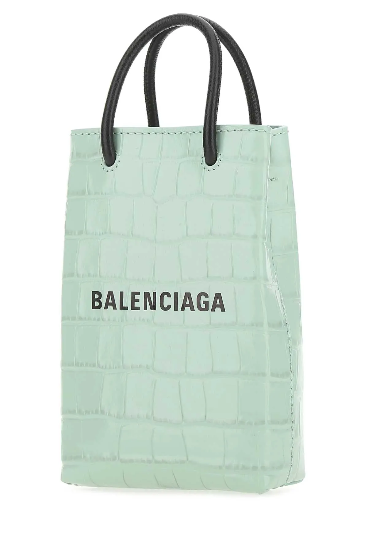 Balenciaga Logo Printed Phone Holder