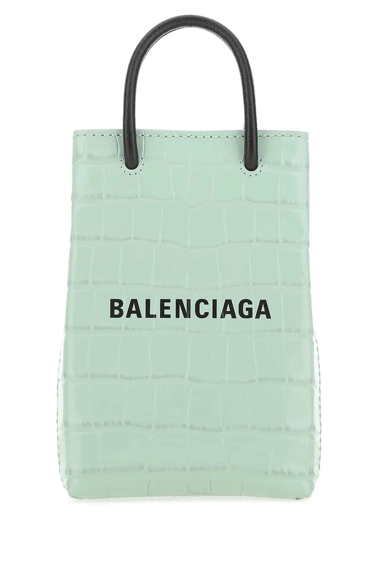 Balenciaga Logo Printed Phone Holder
