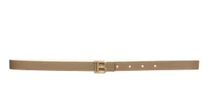Balmain Logo Plaque Buckle Belt