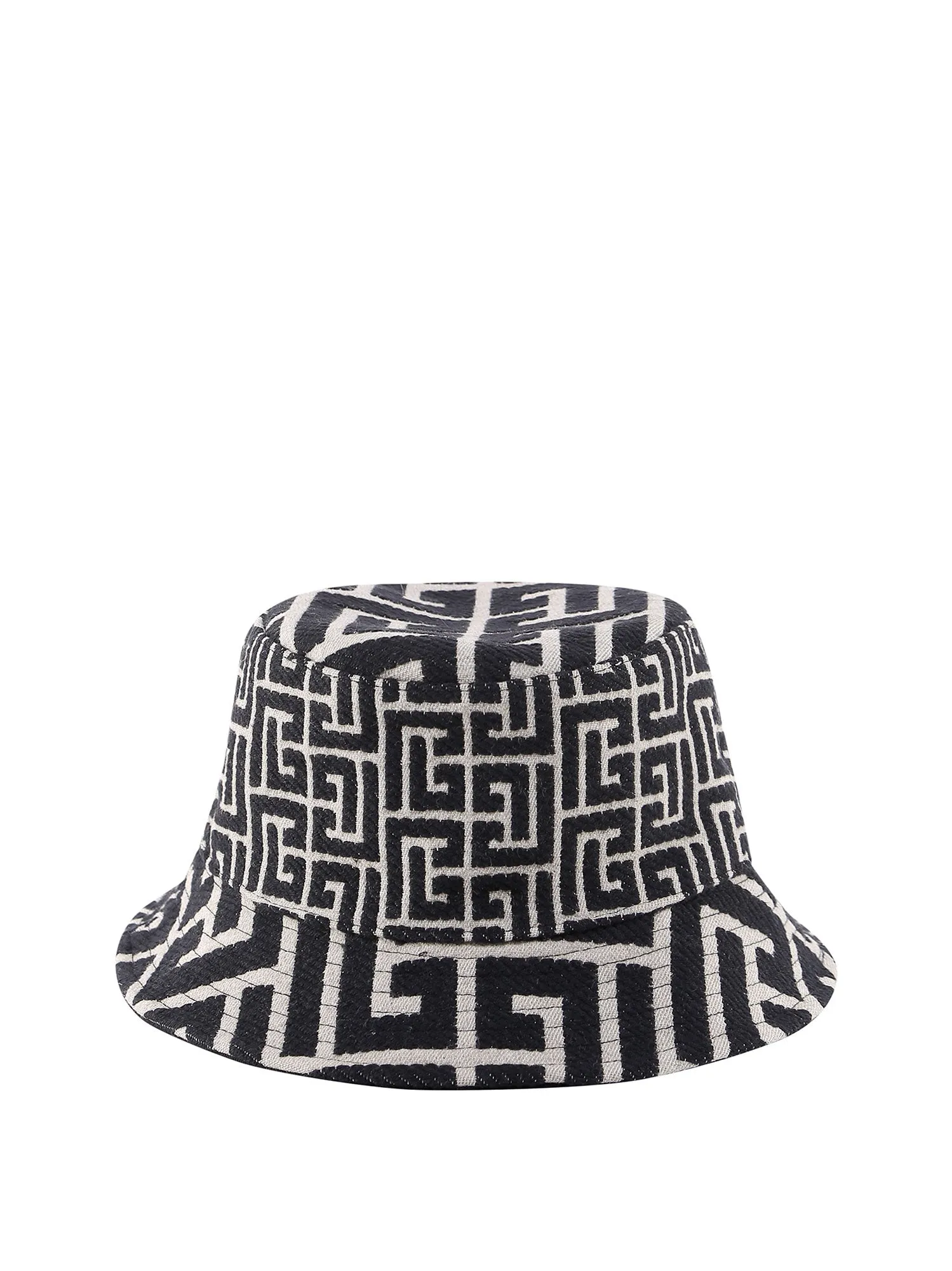 Balmain Monogram Pattern Reversible Bucket Hat