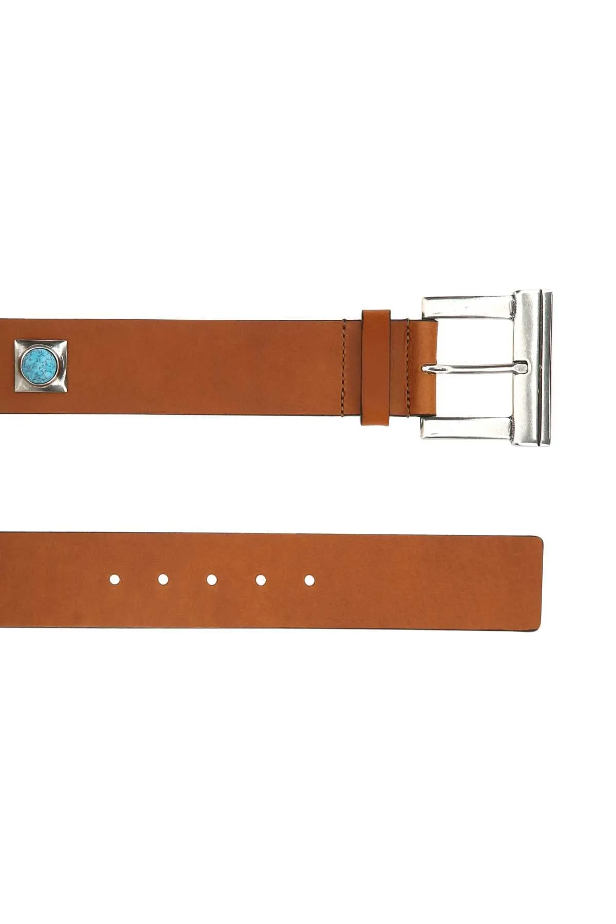 Belt Gemstone Embellished Paisley Print Belt