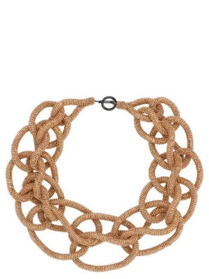 Brunello Cucinelli Cable-Link Chained Chunky Necklace