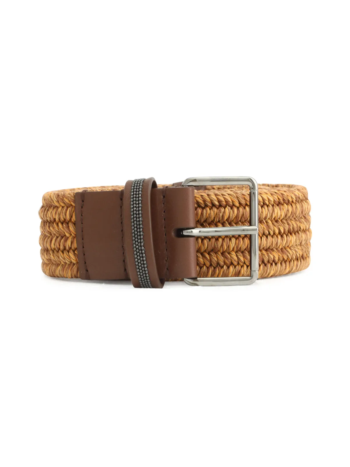 Brunello Cucinelli Woven Designed Belt