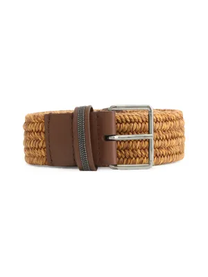 Brunello Cucinelli Woven Designed Belt