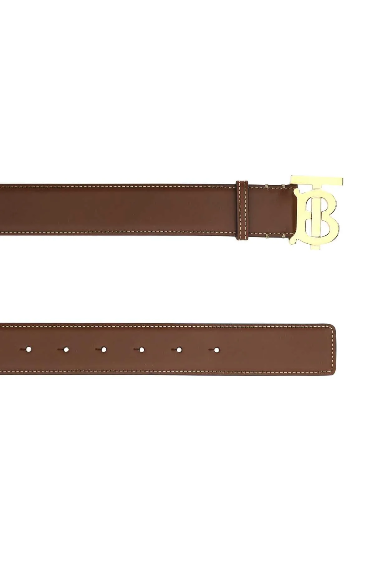 Burberry TB Logo Plaque Buckle Belt