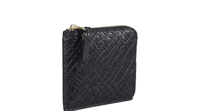 Comme des Garons Wallet All-Over Embossed Detail Wallet