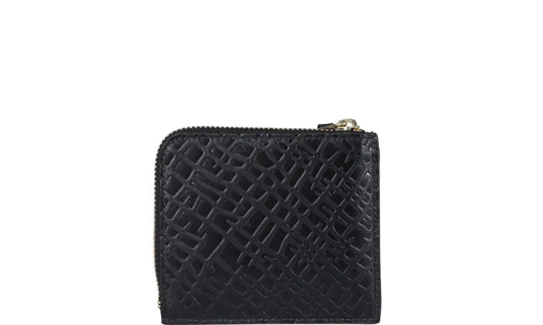 Comme des Garons Wallet All-Over Embossed Detail Wallet