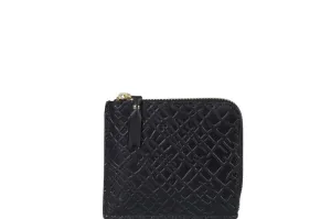 Comme des Garons Wallet All-Over Embossed Detail Wallet