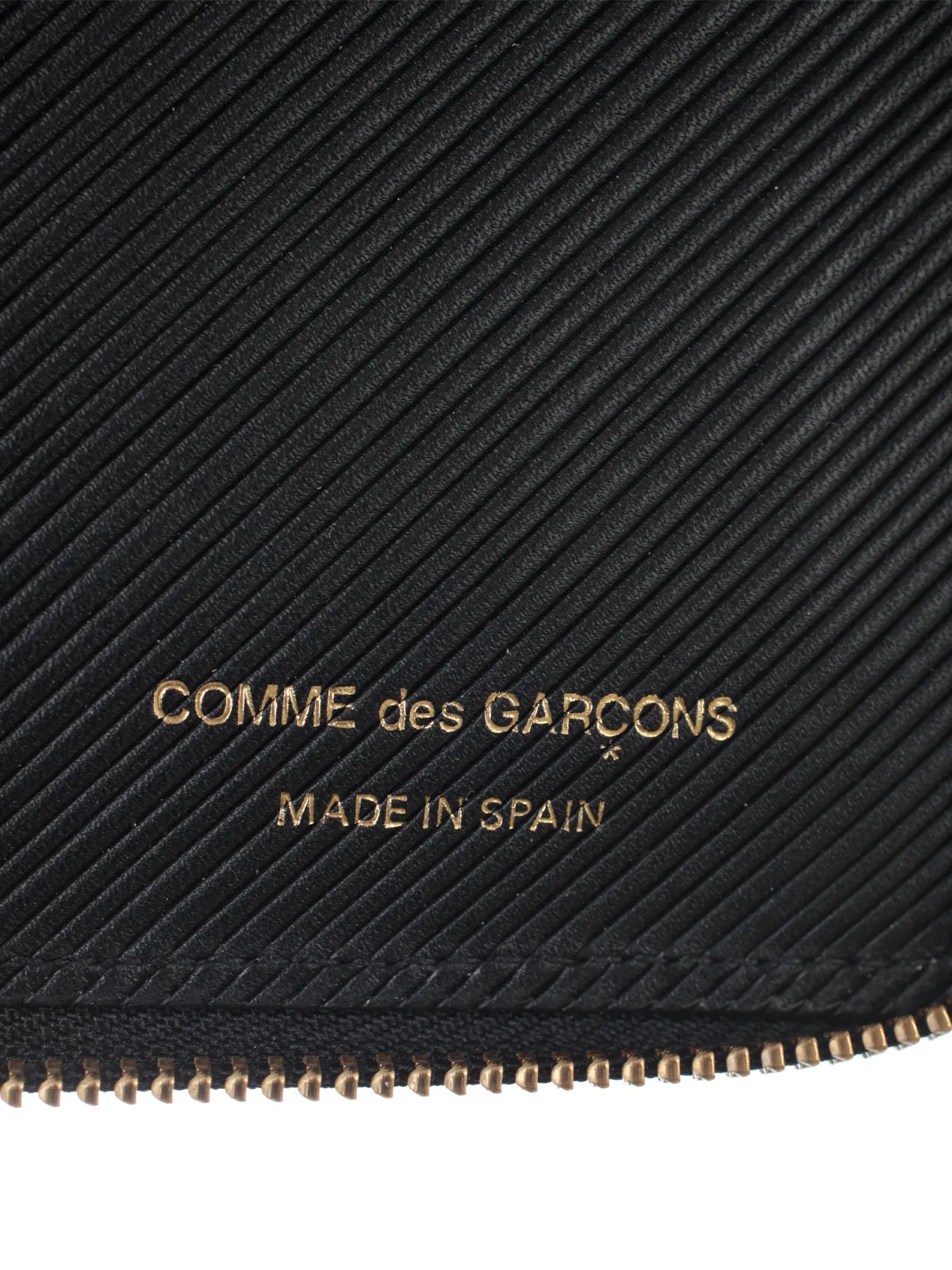 Comme des Garons Wallet Intersection Zipped Continental Wallet