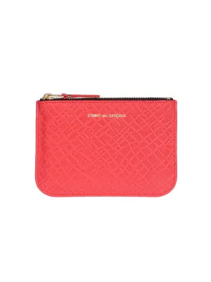 Comme des Garons Wallet Logo-Lettering Zipped Wallet