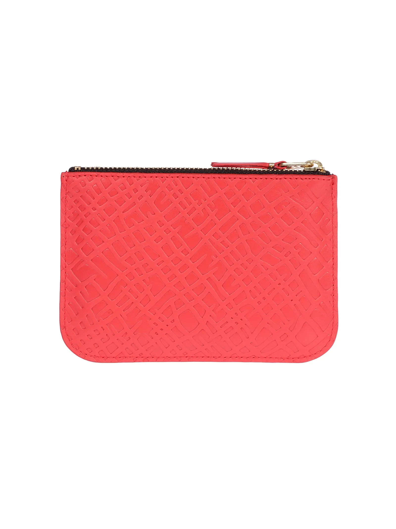 Comme des Garons Wallet Logo-Lettering Zipped Wallet