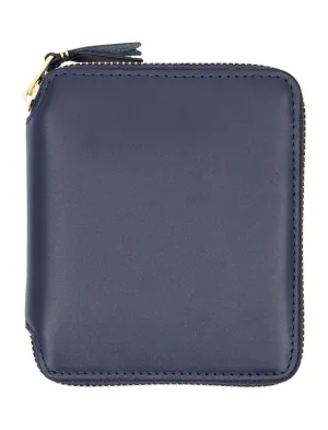 Comme des Garons Wallet Logo Print Zipped Wallet